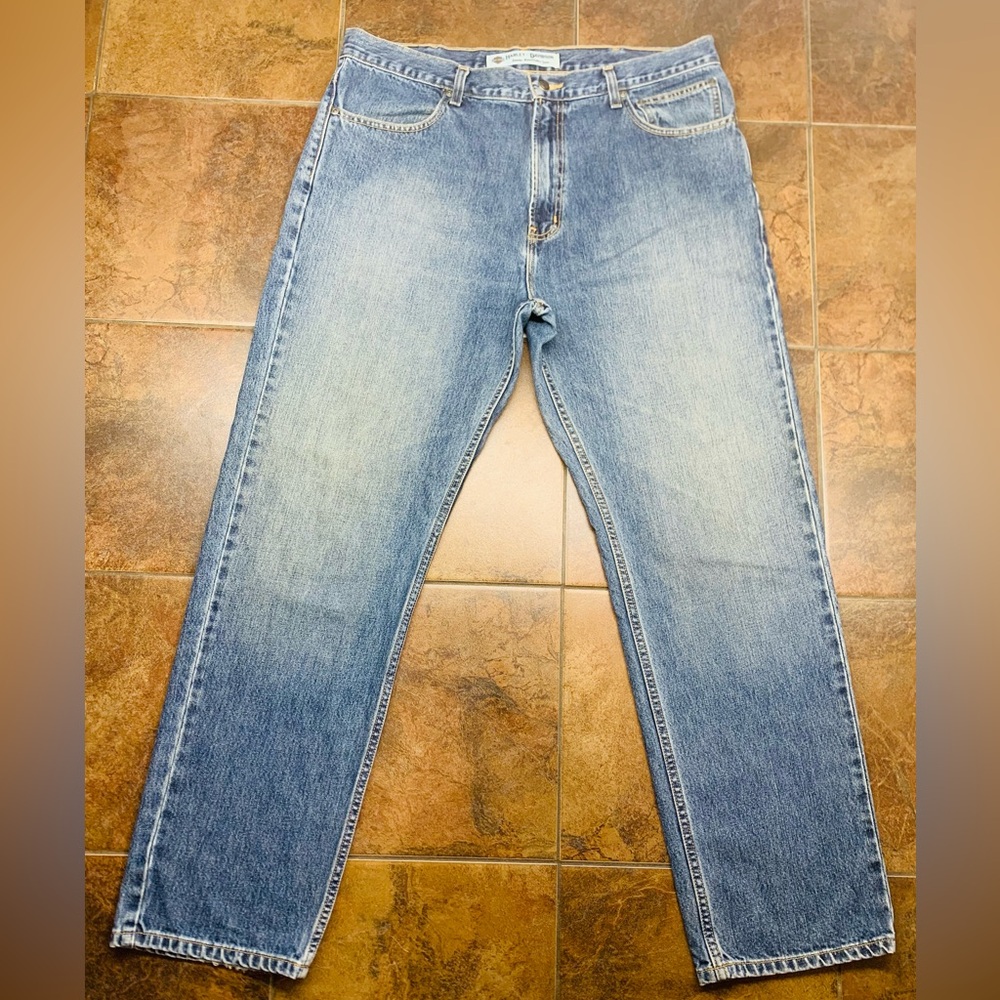Harley-Davidson 38x32 Light Blue Straight Jeans